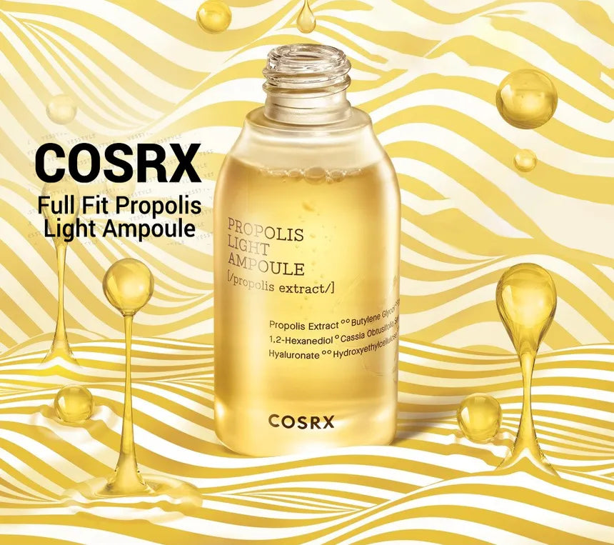COSRX Full Fit Propolis Light Ampoule | Hydrating, Soothing & Anti-Aging Elixir
