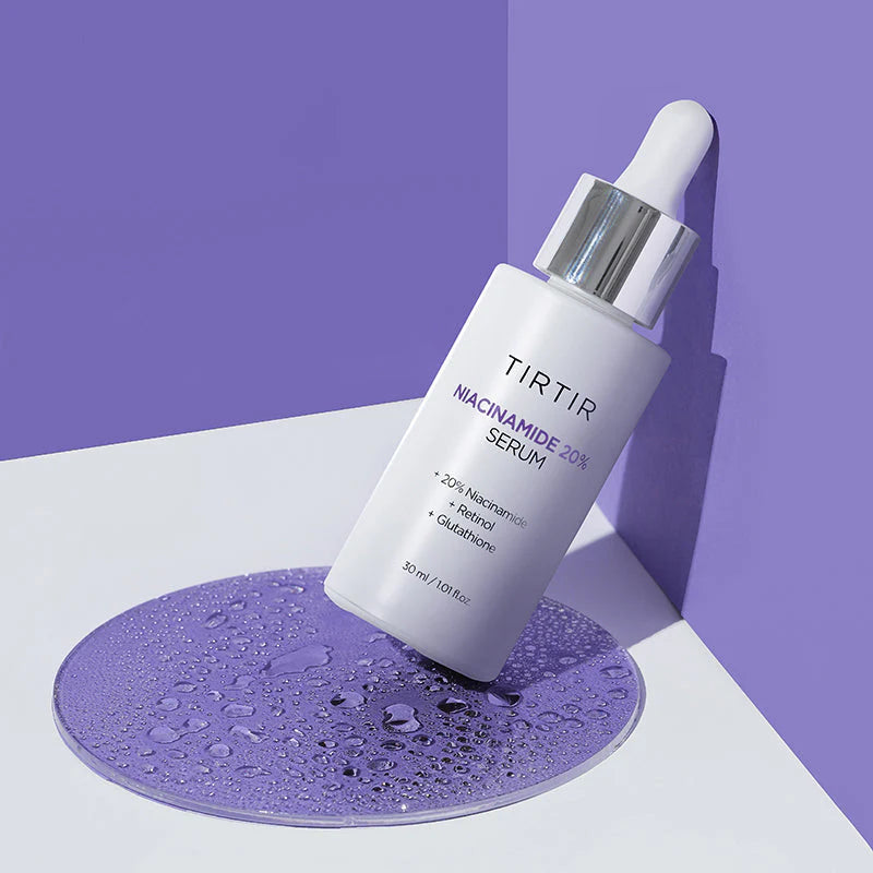 TIRTIR Niacinamide 20% Serum 30ml | Brightening & Anti-Aging Korean Skincare with Retinol & Glutathione