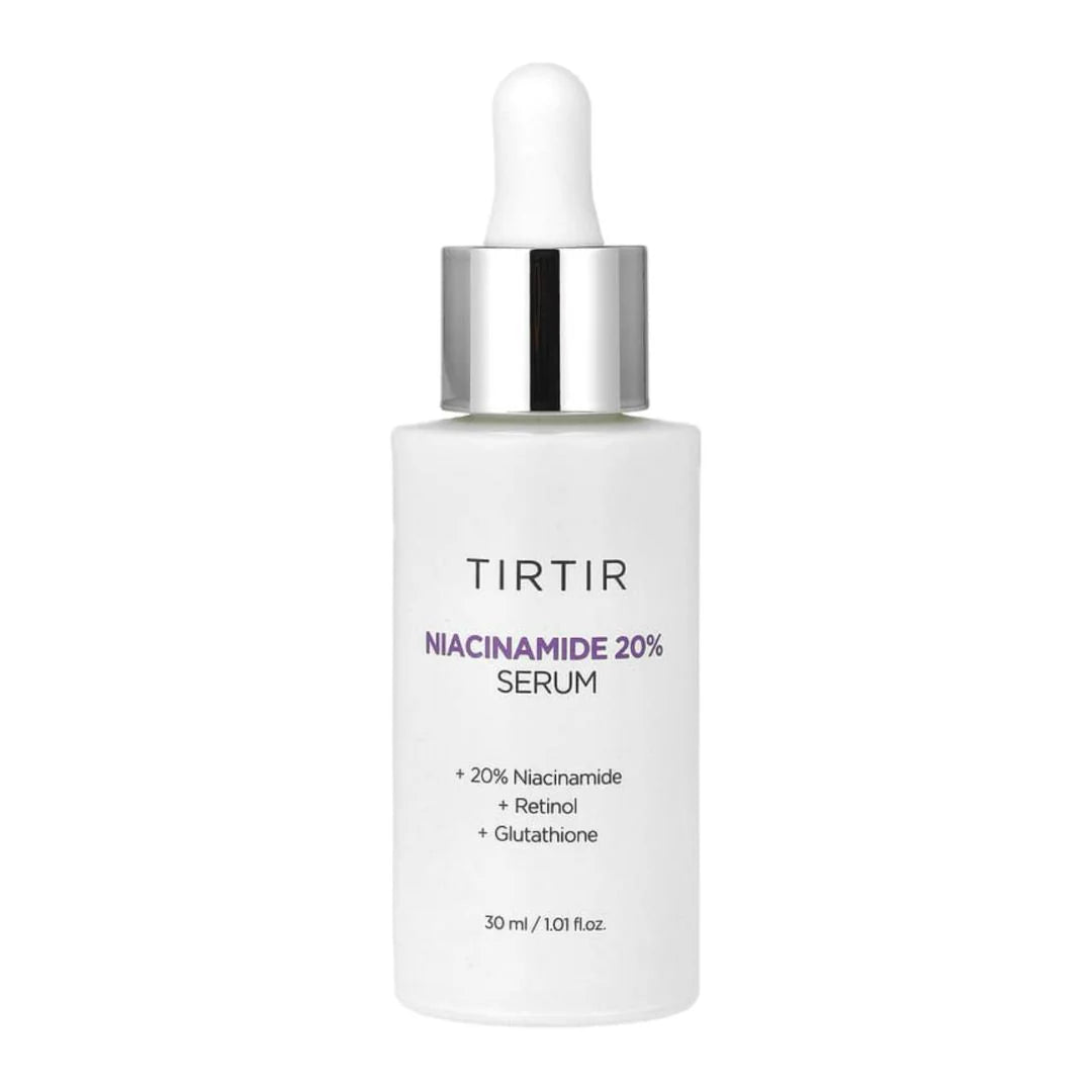 TIRTIR Niacinamide 20% Serum 30ml | Brightening & Anti-Aging Korean Skincare with Retinol & Glutathione