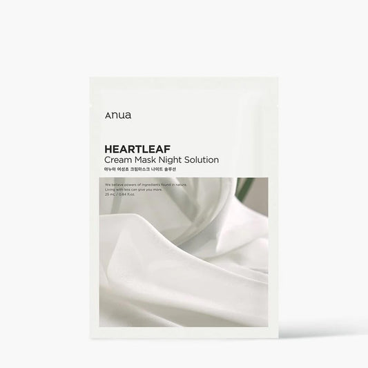 Anua Heartleaf Cream Mask Night Solution | Soothing and Hydrating Overnight Care 1 pack - T.E.R