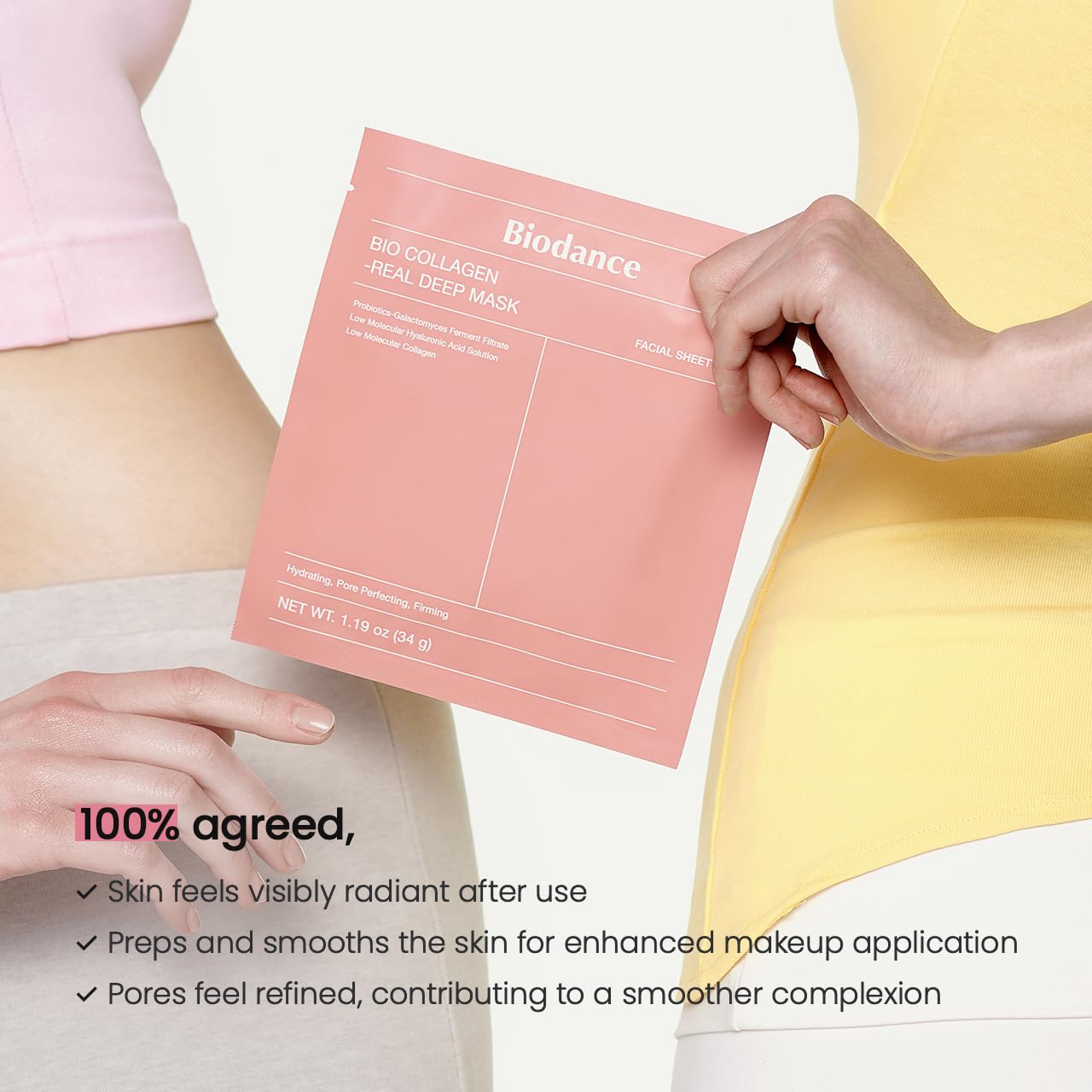 Biodance Bio Collagen Real Deep Mask | Hydrating, Firming & Pore - Minimizing Facial Sheet Mask - T.E.R