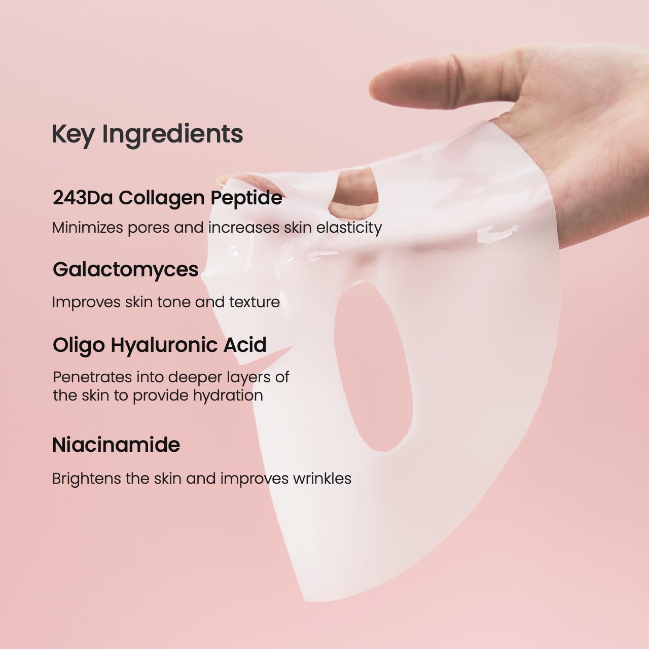 Biodance Bio Collagen Real Deep Mask | Hydrating, Firming & Pore - Minimizing Facial Sheet Mask - T.E.R