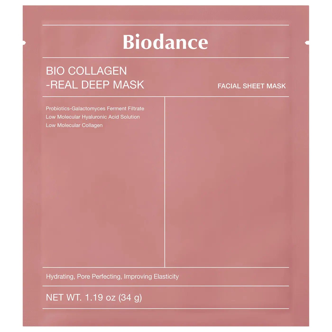 Biodance Bio Collagen Real Deep Mask | Hydrating, Firming & Pore - Minimizing Facial Sheet Mask - T.E.R