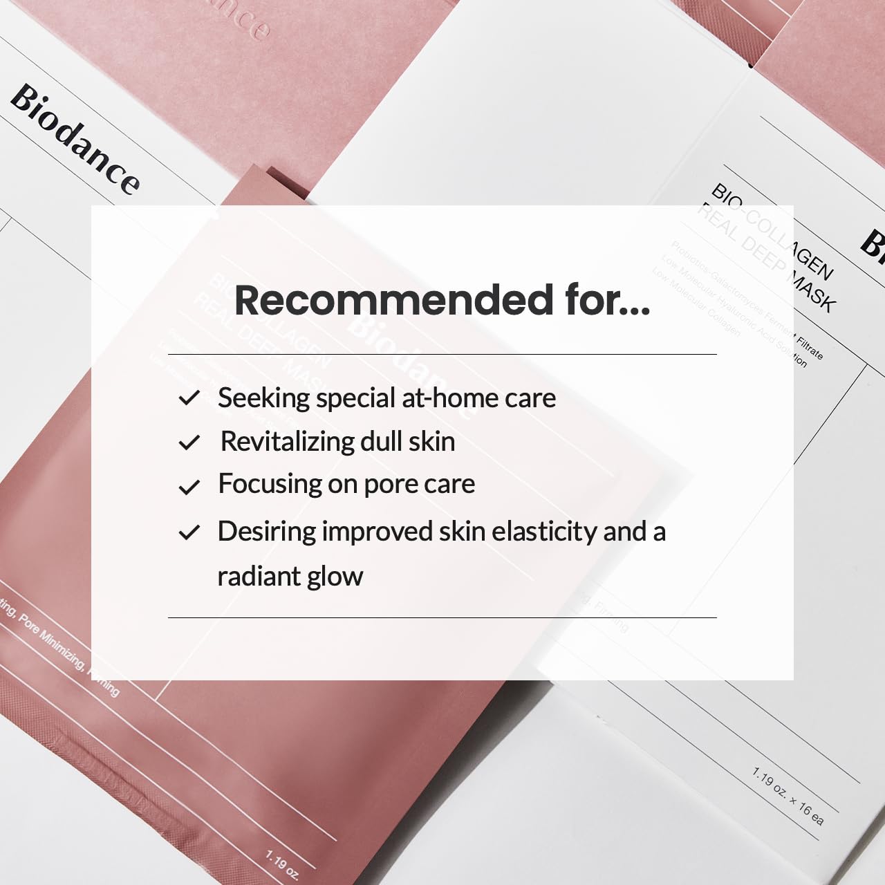 Biodance Bio Collagen Real Deep Mask | Hydrating, Firming & Pore - Minimizing Facial Sheet Mask - T.E.R