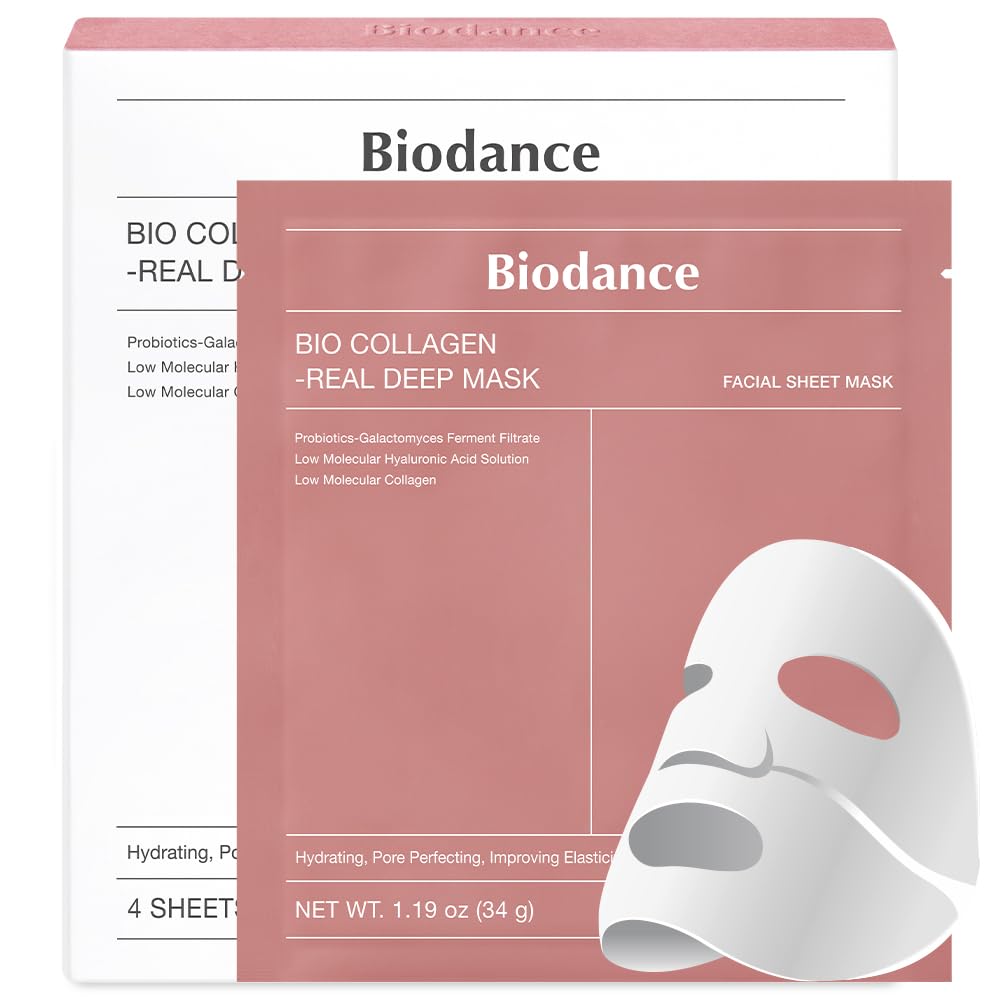 Biodance Bio Collagen Real Deep Mask | Hydrating, Firming & Pore - Minimizing Facial Sheet Mask - T.E.R