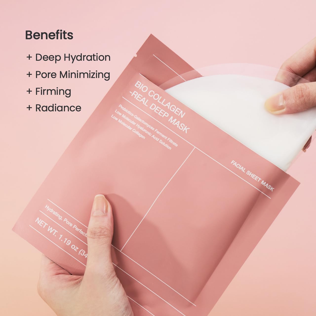 Biodance Bio Collagen Real Deep Mask | Hydrating, Firming & Pore - Minimizing Facial Sheet Mask - T.E.R