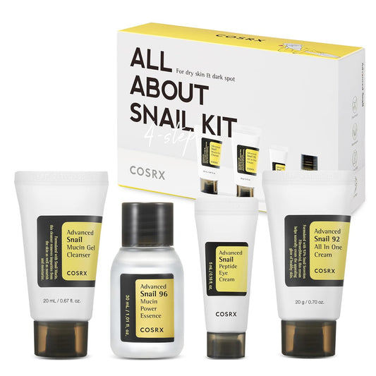 COSRX All About Snail Trial Kit | Your 4 - Step Snail Essence Routine - T.E.R