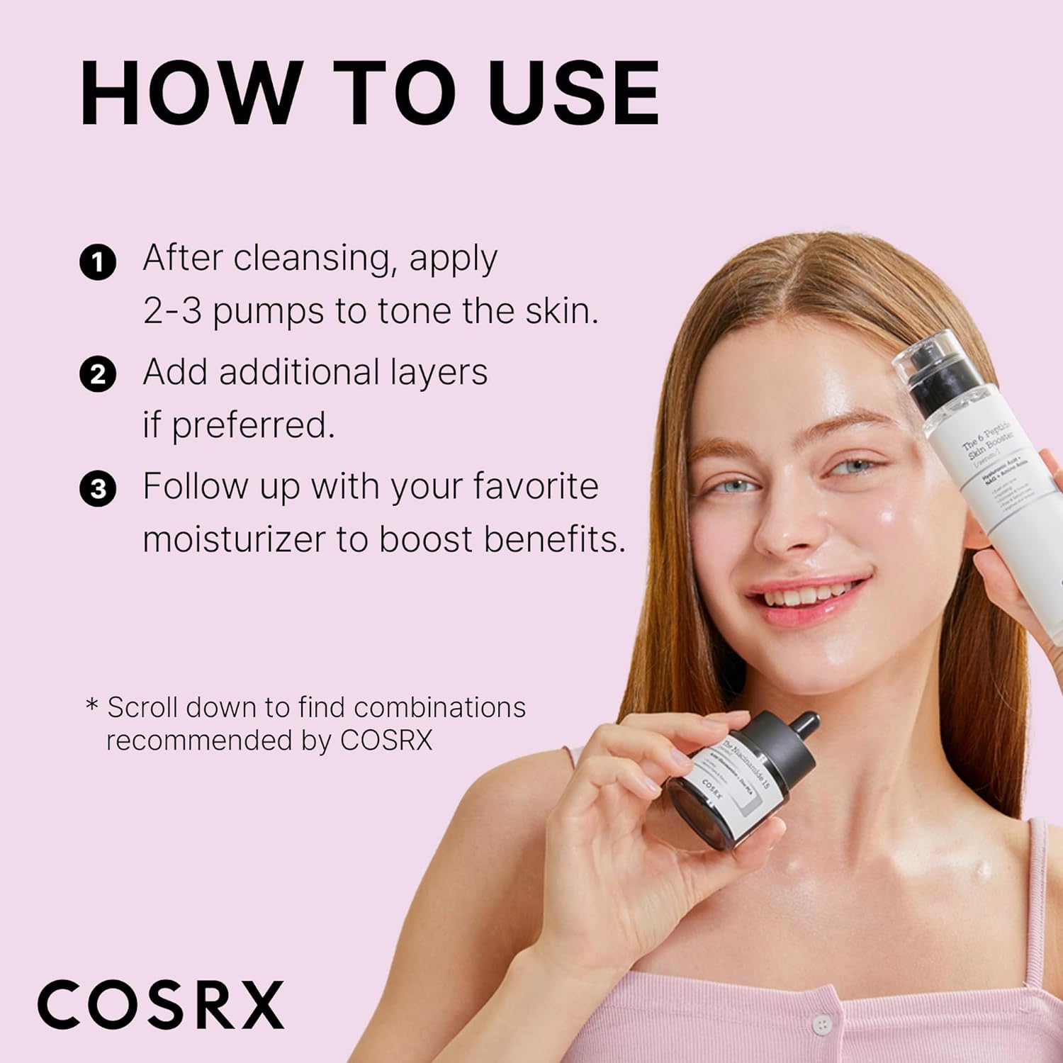 COSRX The 6 Peptide Skin Booster | Firming & Hydrating Essence - T.E.R