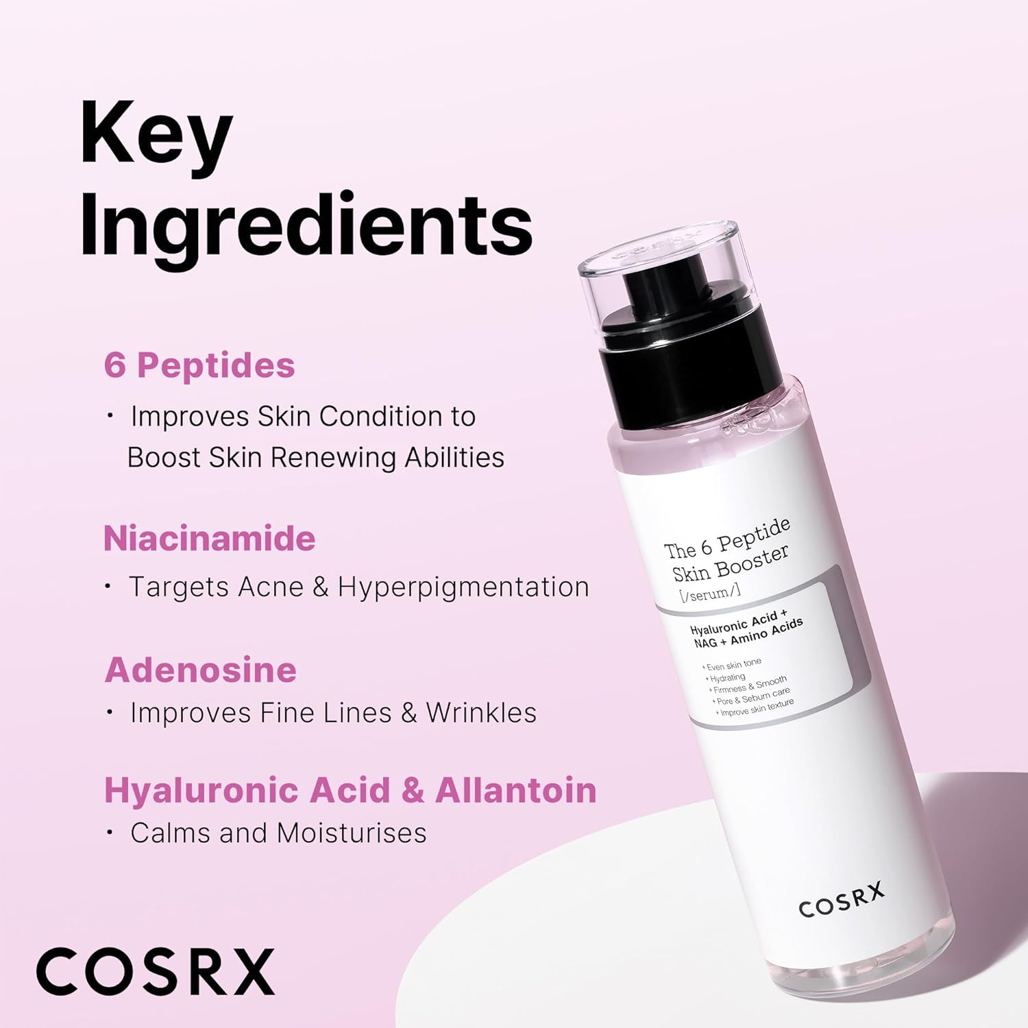 COSRX The 6 Peptide Skin Booster | Firming & Hydrating Essence - T.E.R