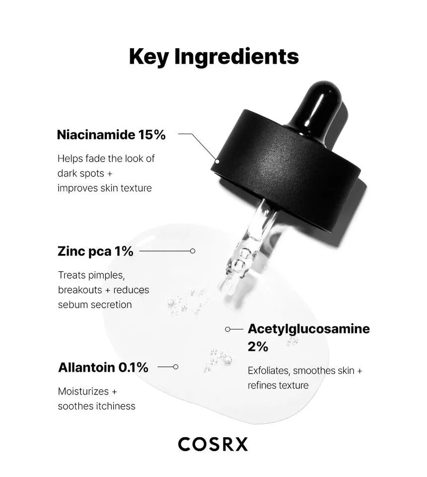 COSRX The Niacinamide 15% Serum | Brightening, Pore - Minimizing & Antioxidant Elixir - T.E.R