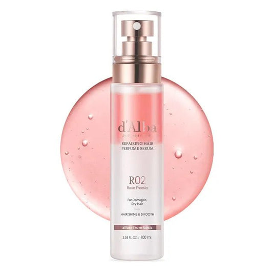 d'Alba Professional Repairing Hair Perfume Serum 100ml | Nourishing Frizz Control & Shine with White Truffle | Korean Hair Care - T.E.R