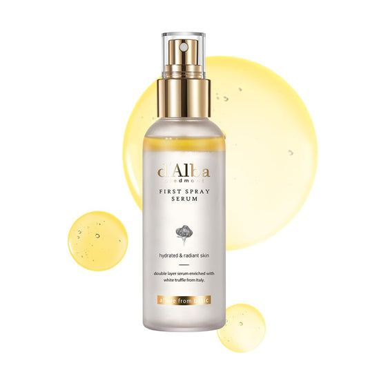 d'Alba White Truffle First Aromatic Spray Serum 60ml | Glow - Boosting Hydration Mist for Radiant, Dewy Skin | K - Beauty Bestseller - T.E.R