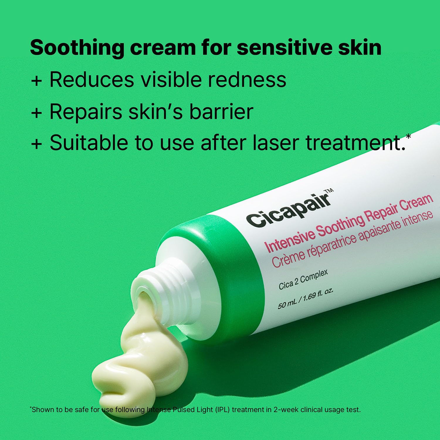 Dr.Jart+ Cicapair™ Sensitive Skin Face Moisturizer | Redness Relief & Barrier Repair Cream with Centella Asiatica – 50ml / 1.69 oz - T.E.R