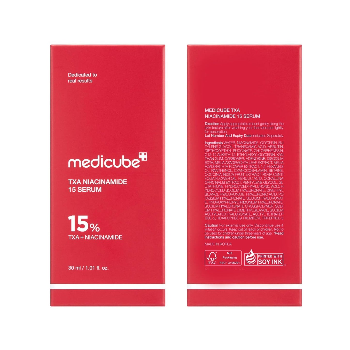 Medicube TXA + Niacinamide 15% Glow Serum | Brightening Korean Serum for Dark Spots, Uneven Tone & Radiant Skin - T.E.R