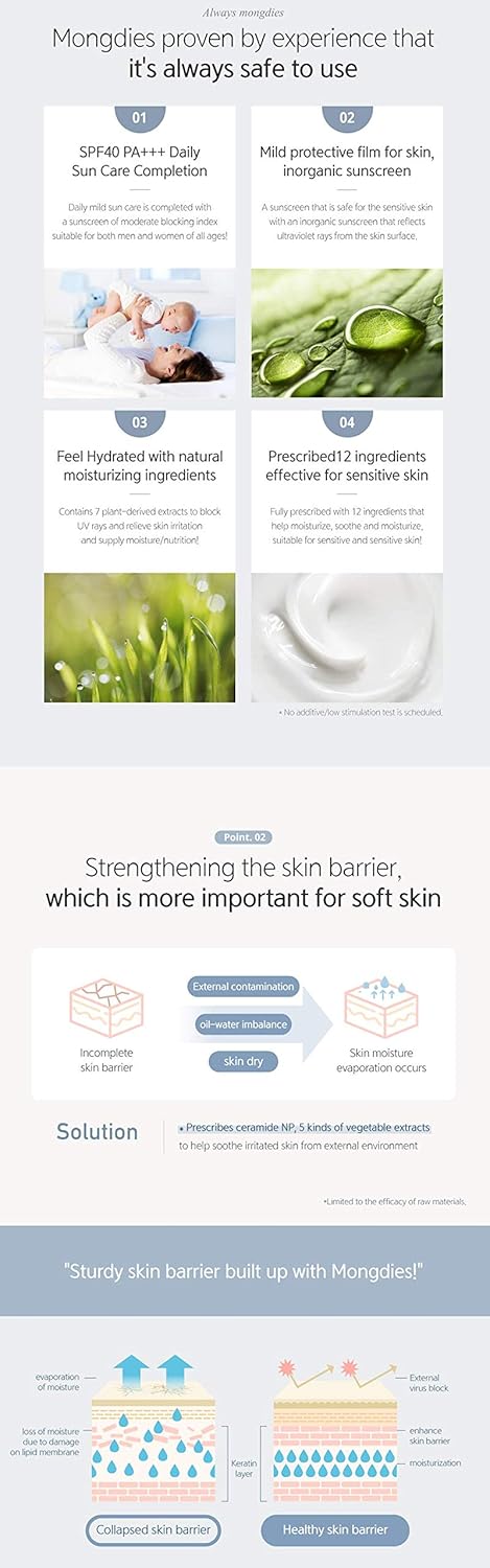 Mongdies Baby Sun Cream SPF30 | Broad Spectrum Protection for Delicate Skin - T.E.R