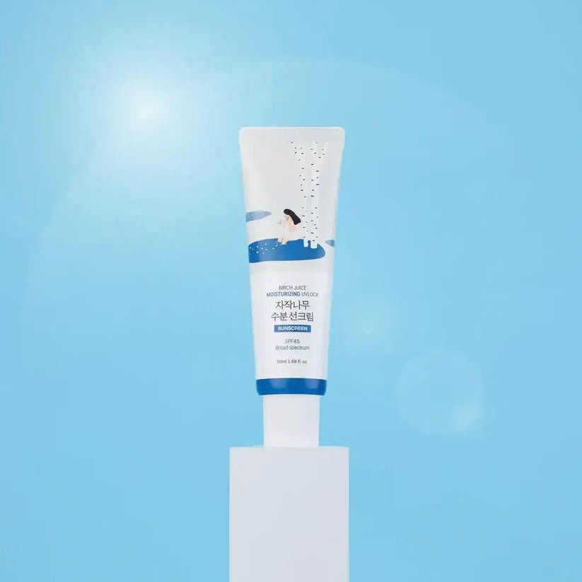ROUND LAB Birch Juice Mild‑up UVLock Mineral Sunscreen SPF 50+ PA++++ | Hydrating Zinc‑Oxide Formula for Sensitive, Oily & Combination Skin - T.E.R