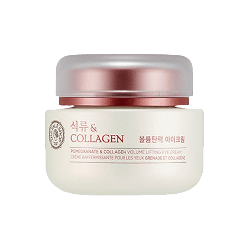 THE FACE SHOP Pomegranate & Collagen Eye Cream | Firming & Anti - Aging Volume Lifting Cream for Wrinkles & Puffy Eyes (50ml) - T.E.R