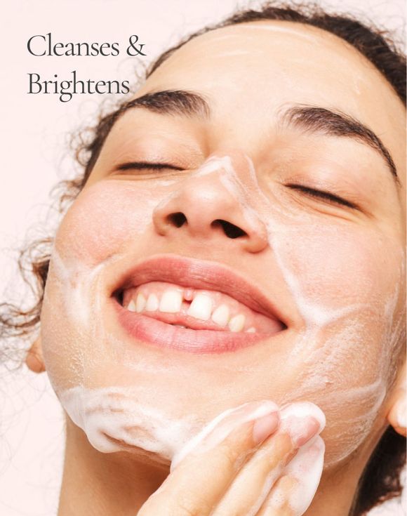 THE FACE SHOP Rice Water Bright Facial Foaming Cleanser 150ml | Brightening & Hydrating Daily Face Wash - T.E.R