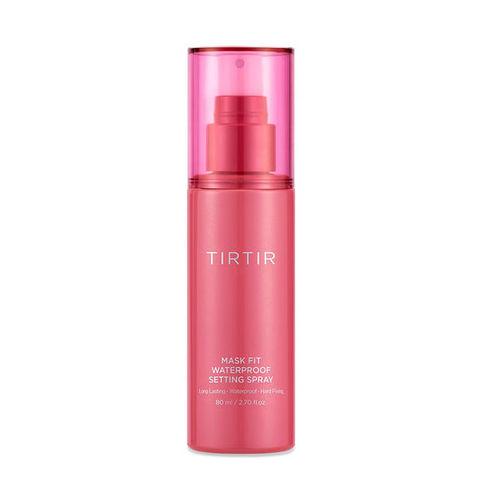 TIRTIR Mask Fit Waterproof Setting Spray 80ml | 24 - Hour Makeup Lock, Sweatproof & Mask - Proof Finish – Korean Setting Mist - T.E.R