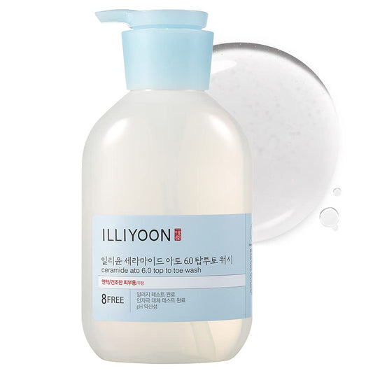 TITLE: Illiyoon Ceramide Ato 6.0 Top to Toe Wash | Gentle Baby & Sensitive Skin Cleanser | Hypoallergenic, Fragrance - Free | 500ml - T.E.R
