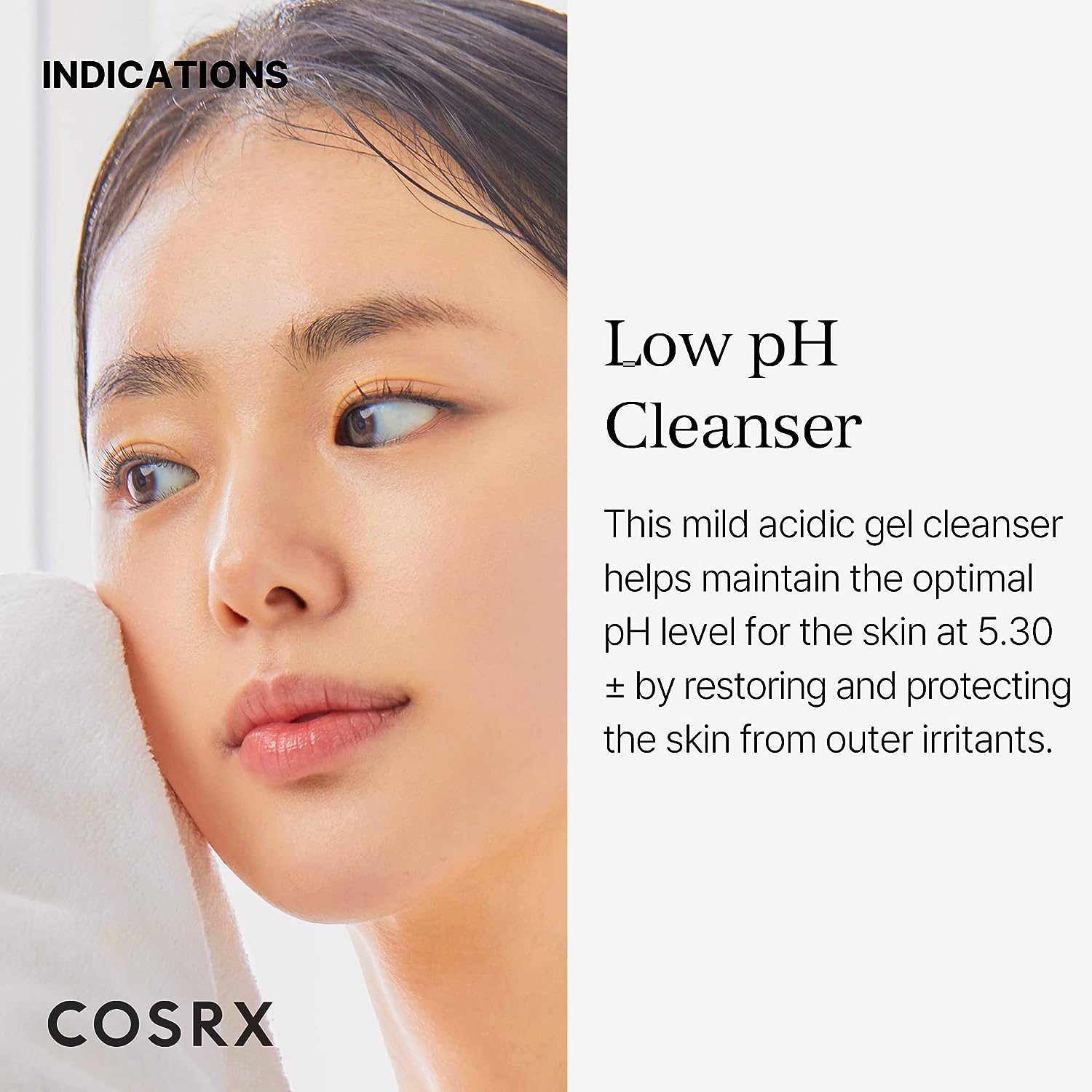 COSRX Low pH Good Morning Gel Cleanser | Gentle, Hydrating Daily Cleanser for Fresh, Smooth Skin - T.E.R