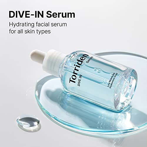 Torriden DIVE - IN Low - Molecular Hyaluronic Acid Serum | Deep Hydration Face Serum for Dry, Sensitive & Oily Skin – 40ml - T.E.R