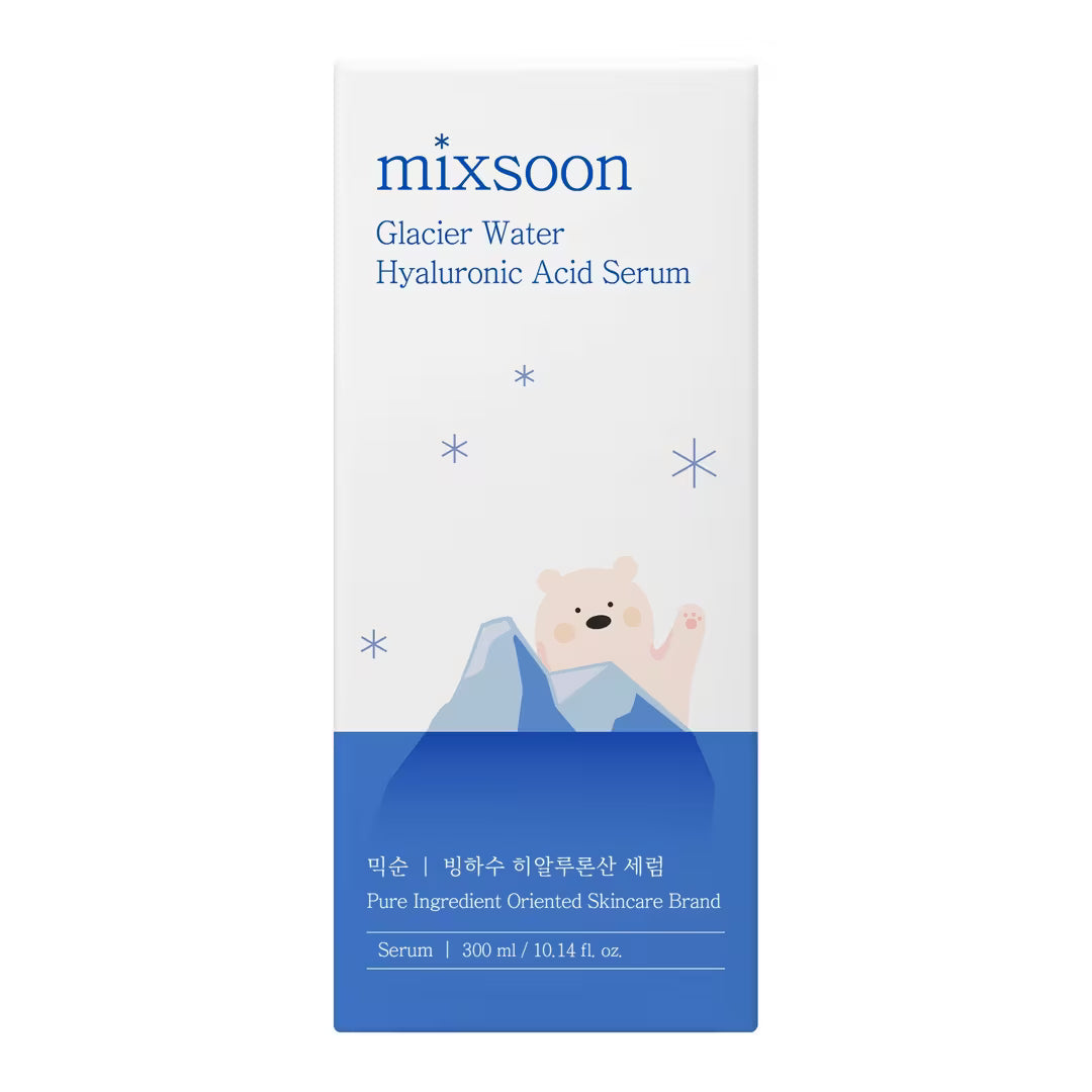 Mixsoon Glacier Water Hyaluronic Acid Serum 300ml | Deep Hydration & Plumping HA Serum