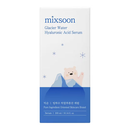 Mixsoon Glacier Water Hyaluronic Acid Serum 300ml | Deep Hydration & Plumping HA Serum