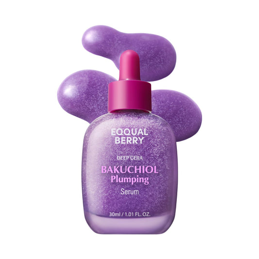EQQUALBERRY Bakuchiol Plumping Serum 30ml | Gentle Retinol Alternative for Firm, Youthful & Radiant Skin
