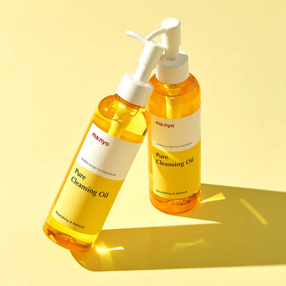 Ma:nyo Pure Cleansing Oil with Argan & 14 Plant Oils - Effective Makeup Remover & Skin Nourisher