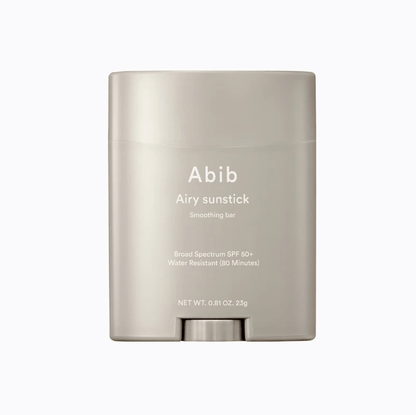 Abib Airy Sunstick Smoothing Bar | Reef - Safe UV Protection - T.E.R