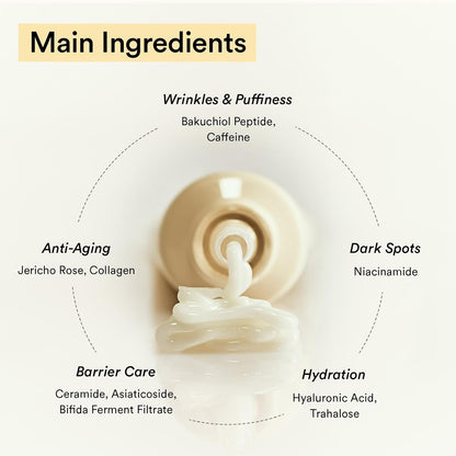 Abib Collagen Eye Cream Jericho Rose Tube 30ml | Anti - Aging, Firming & Hydrating Eye Treatment Reduce Fine Lines, Brighten Dark Circles & Boost Elasticity - T.E.R