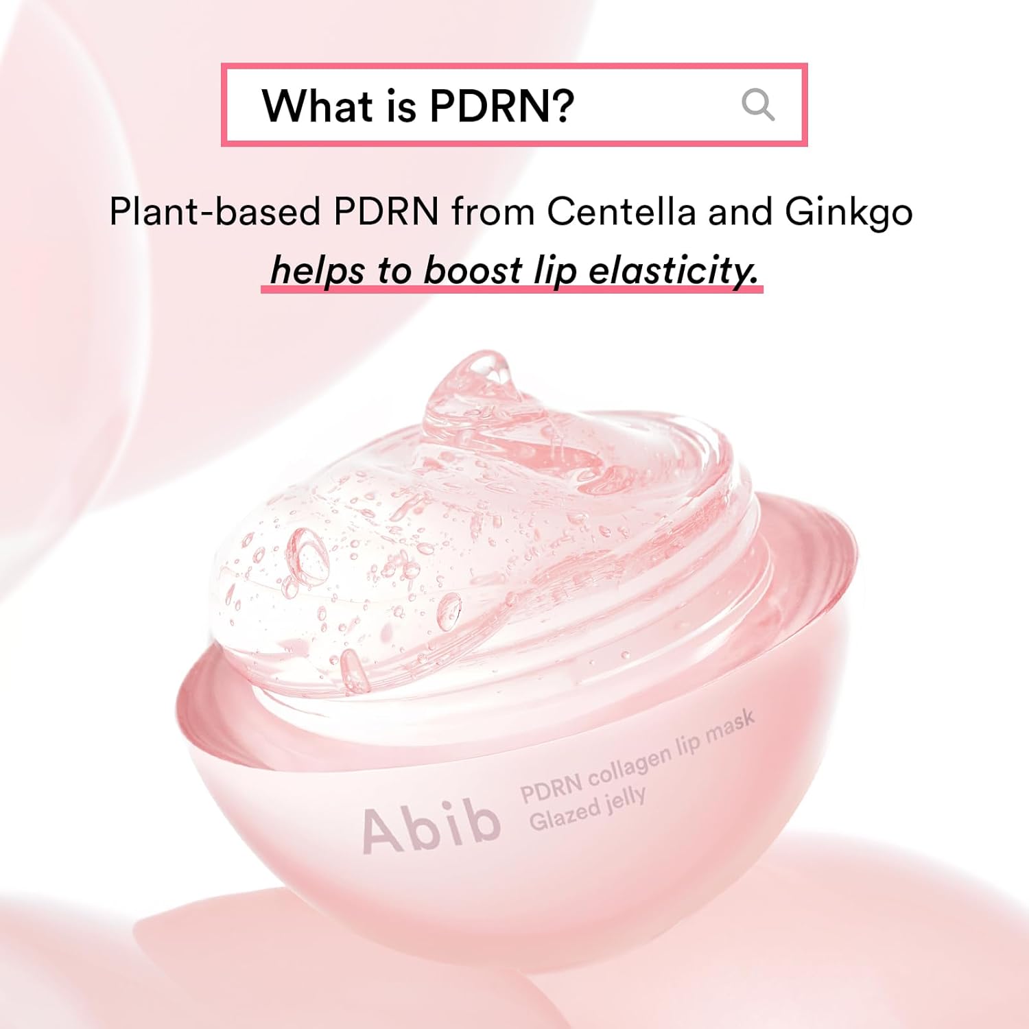 Abib PDRN Collagen Lip Mask Glazed Jelly | Hydrating & Plumping Lip Treatment for Smooth, Glossy, Healthy Lips - T.E.R