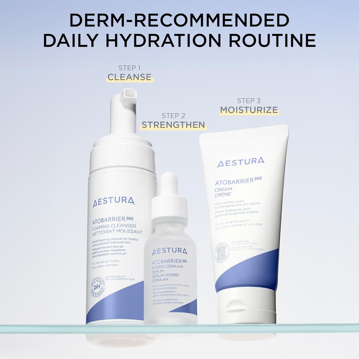 AESTURA ATOBARRIER365 Cream with Ceramides | Korean Moisturizer for Skin Barrier Repair - T.E.R