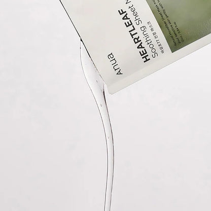 Anua Heartleaf 77% Soothing Sheet Mask (1 - Pack) - Hydrating & Calming - T.E.R