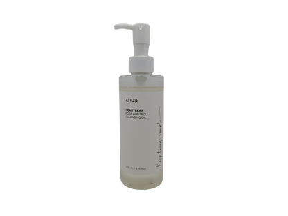 ANUA Heartleaf Cleansing Duo Set | Deep Pore Foam Cleanser 150ml + Mild Cleansing Oil 200ml for Sensitive Skin & Acne - Prone Skin - T.E.R