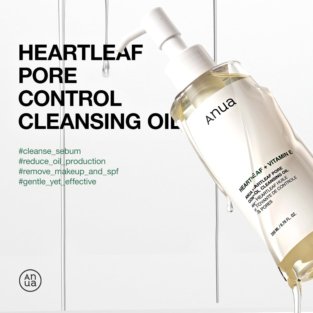 Anua Heartleaf Pore Control Cleansing Oil | Gentle Cleansing and Sebum Control1 - T.E.R