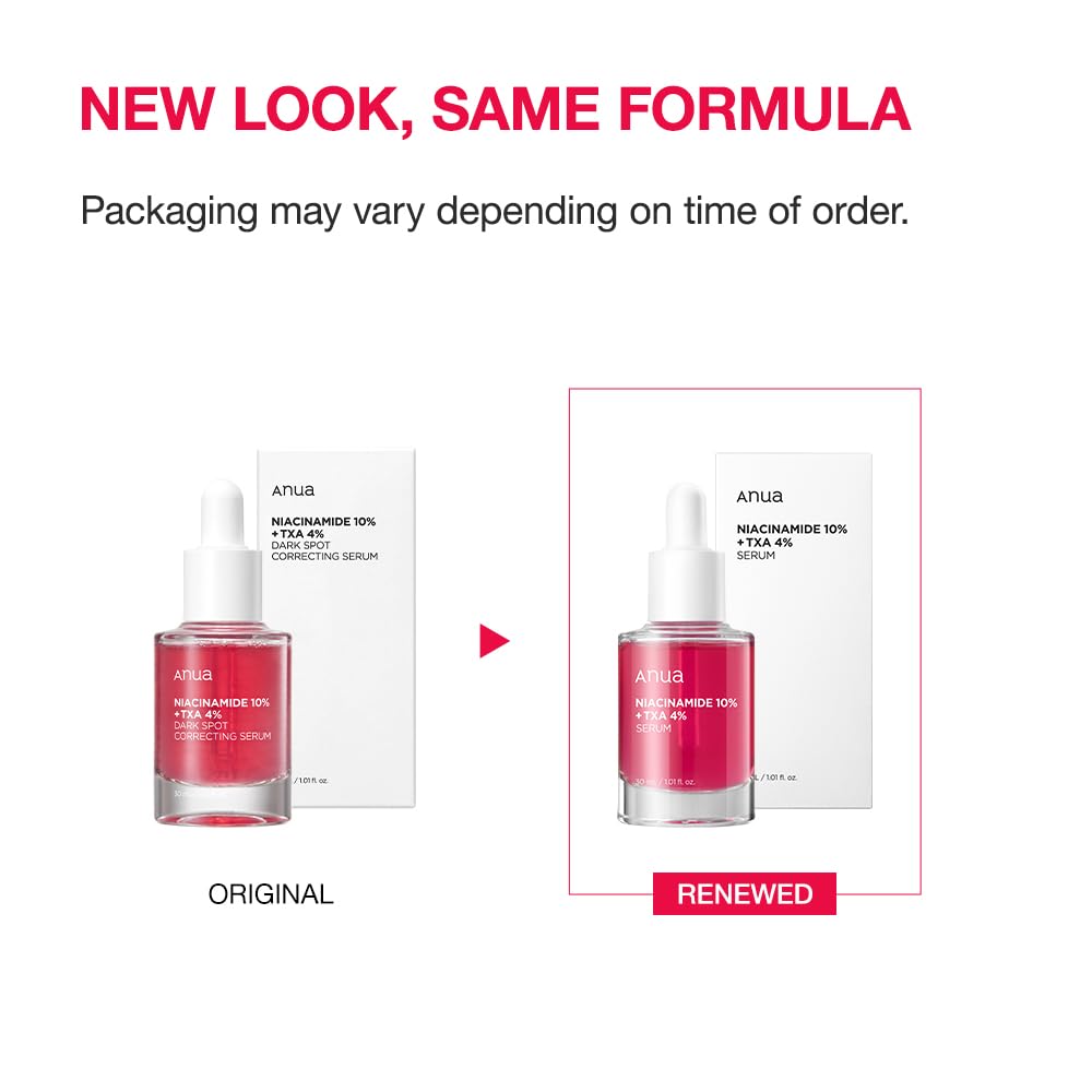 Anua Niacinamide 10 TXA 4 Serum | Fade Dark Spots, Acne Scars, and Brighten Skin - T.E.R