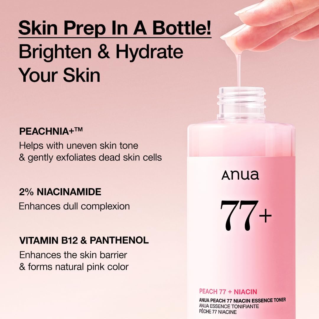 Anua Peach 77 Niacin Essence Toner 250ml | Brightening Toner – T.E.R