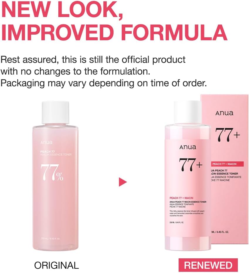 Anua Peach 77 Niacin Essence Toner 250ml | Brightening Toner – T.E.R