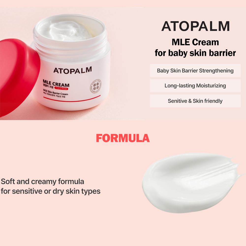 ATOPALM MLE Cream 100ml | Intensive Moisture Barrier Cream for Dry, Sensitive & Baby Skin - T.E.R
