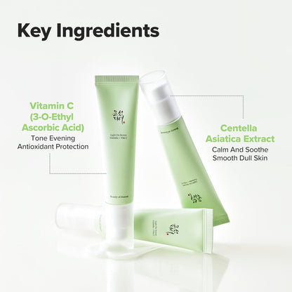 Beauty of Joseon Light On Serum | Vitamin C + Centella Dark Spot Serum for Brightening, Hydration & Even Skin Tone (30ml) - T.E.R