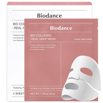 Biodance Bio Collagen Real Deep Mask | Hydrating, Firming & Pore - Minimizing Facial Sheet Mask - T.E.R