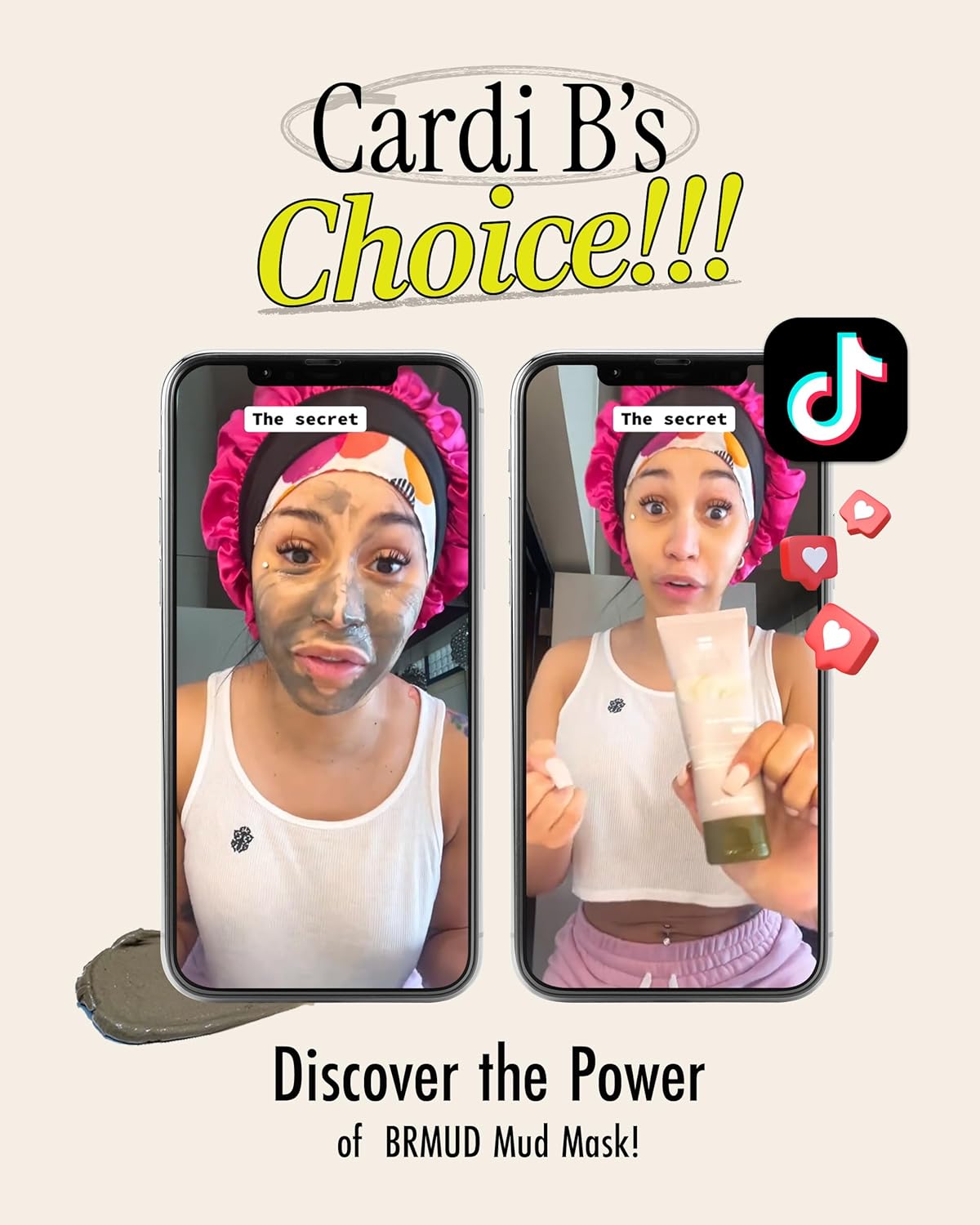 BRMUD Relief Mud Mask | Deep Pore Cleansing & Hydrating Face & Body Mask - T.E.R