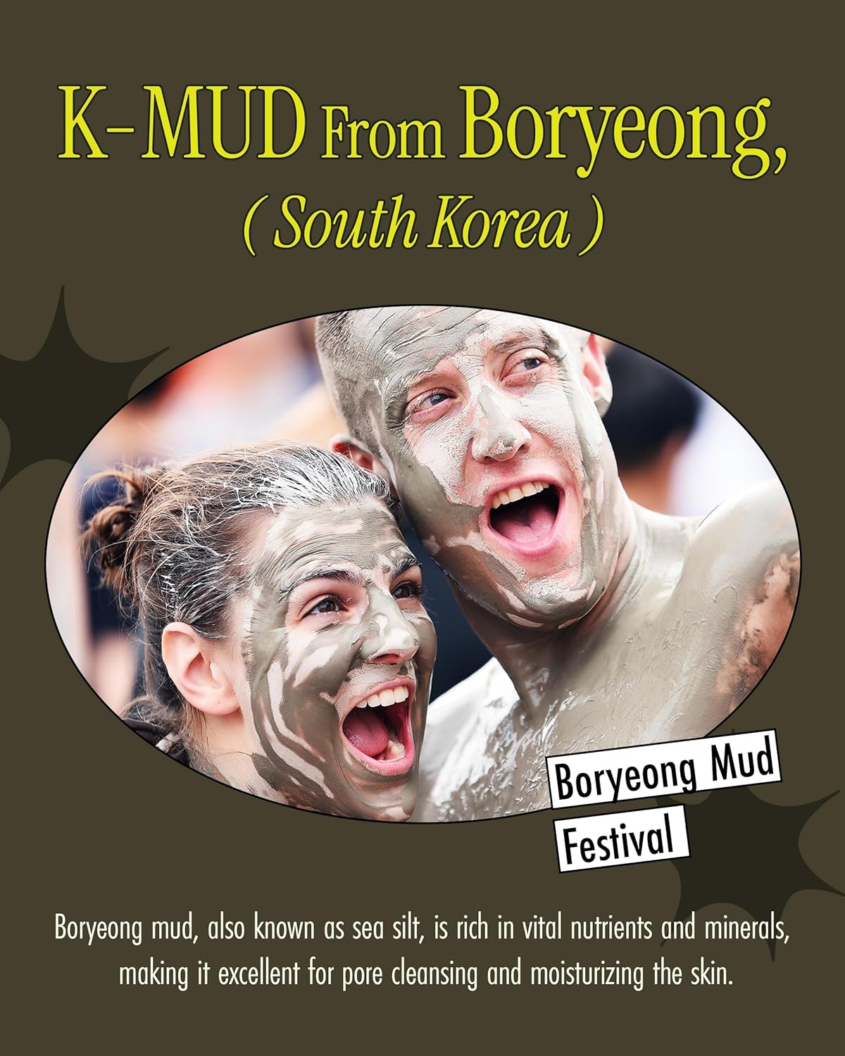 BRMUD Relief Mud Mask | Deep Pore Cleansing & Hydrating Face & Body Mask - T.E.R