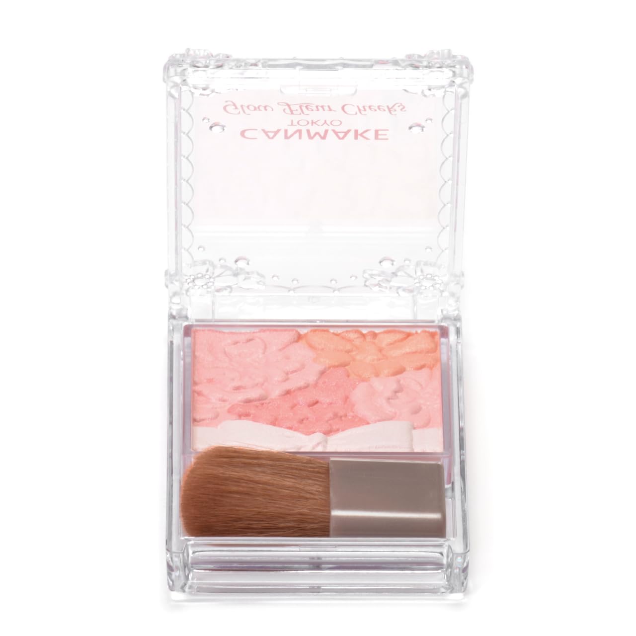 Canmake Glow Fleur Cheeks | A Dreamy Flush for Your Complexion - 02 Apricot Fleur - T.E.R