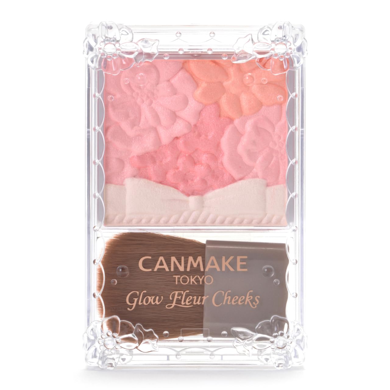 Canmake Glow Fleur Cheeks | A Dreamy Flush for Your Complexion - 02 Apricot Fleur - T.E.R