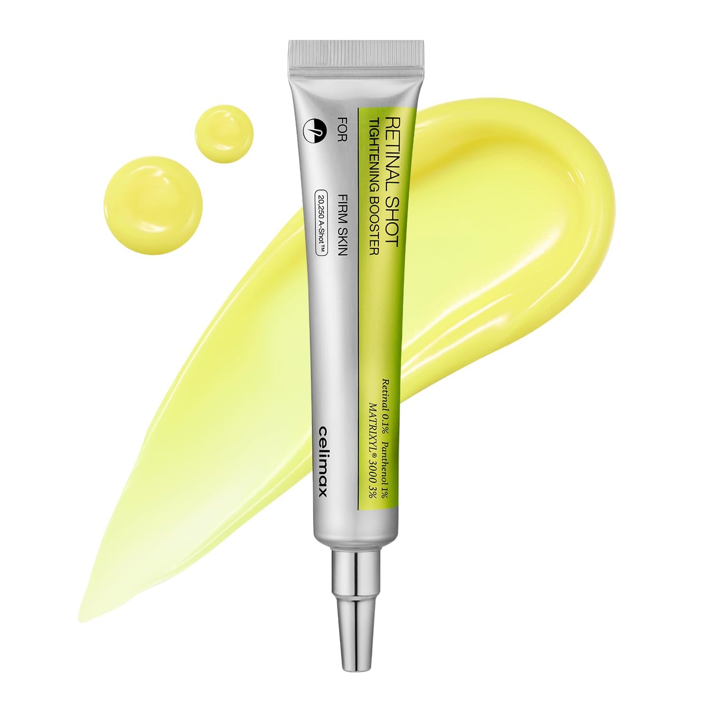 Celimax The Vita A Retinal Shot Tightening Booster | 0.1% Retinal + 3% Matryxyl Anti - Aging Serum | Pore Minimizer, Wrinkle Filler & Firming Booster | Korean Skincare 15ml - T.E.R