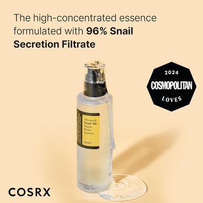 COSRX Advanced Snail 96 Mucin Power Essence: Hydrate and Soothe Your Skin with Snail Mucin - T.E.R