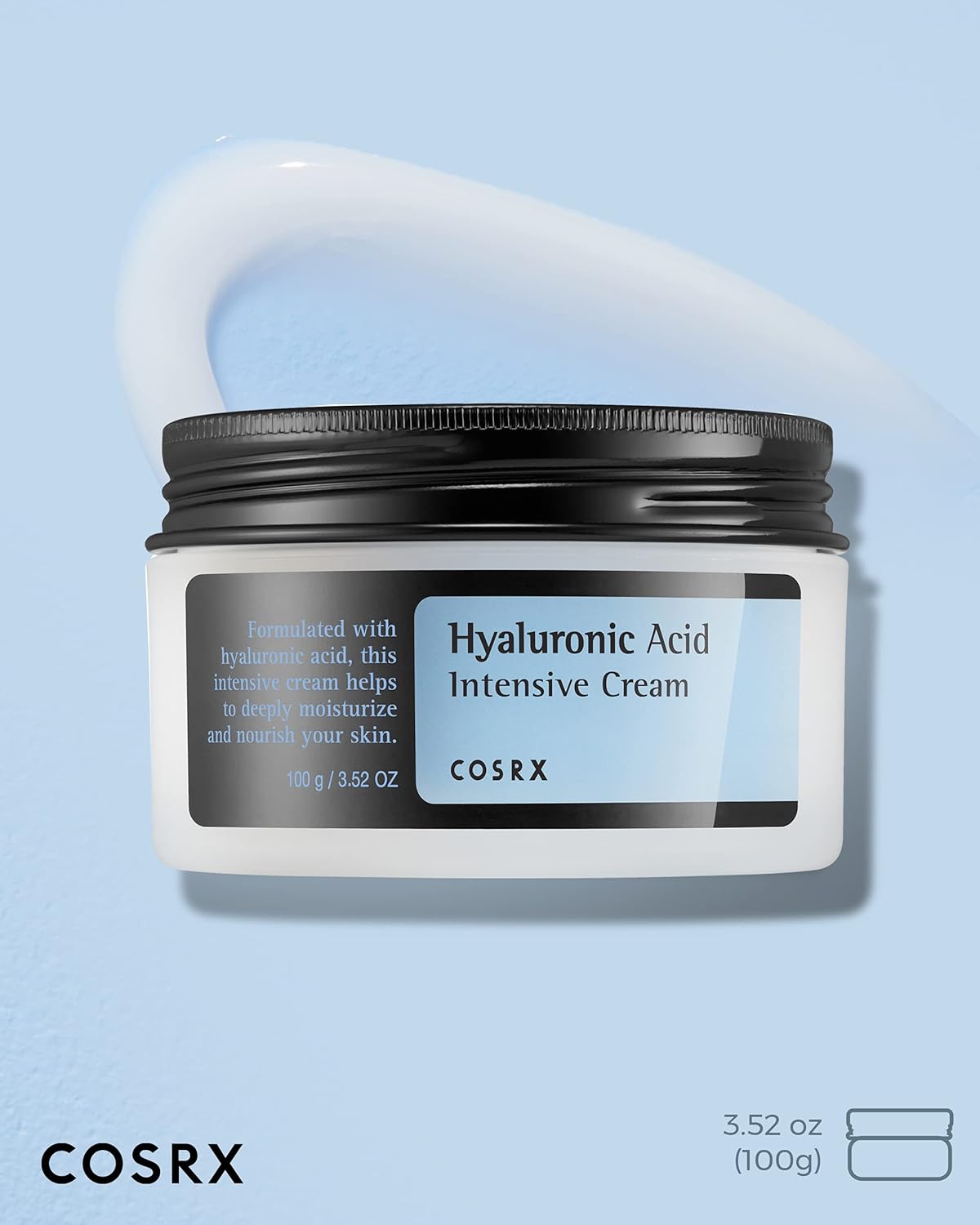 COSRX Hyaluronic Acid Intensive Cream | Ultra - Hydrating Face Cream for All Skin Types - T.E.R